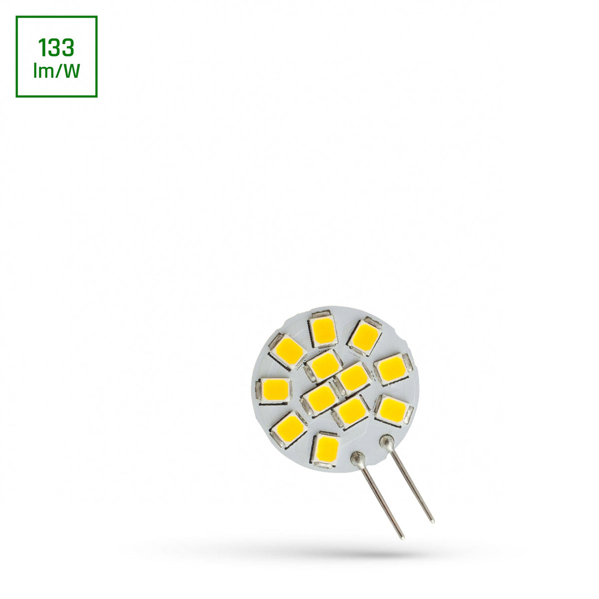 LED G4 12V 1,2W 12 LED WW 20MM SPECTRUM