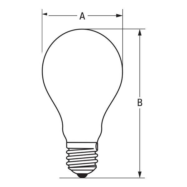 LED GLS E-27 230V 2W COG WW RETROSHINE SPECTRUM
