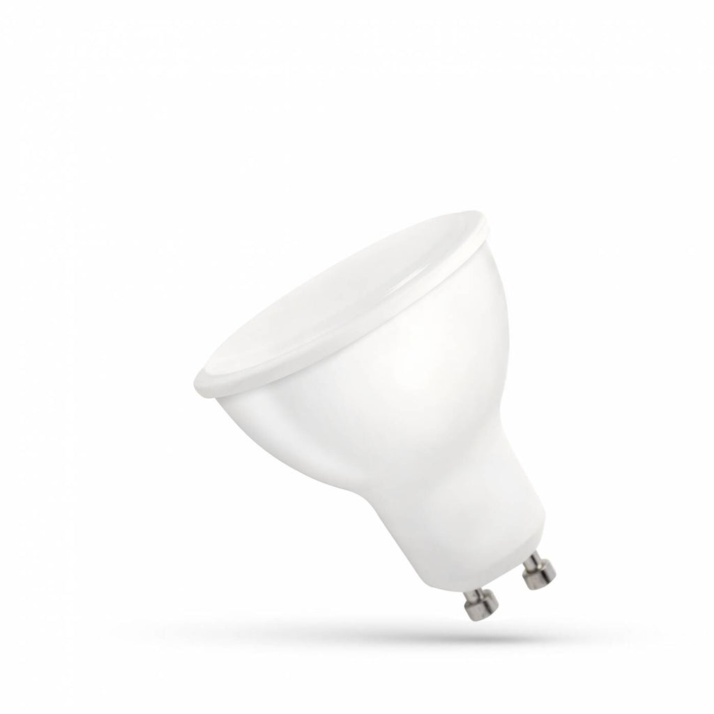 LED GU10 230V 4W SMD WW Z MLECZNĄ SZYBKĄ SPECTRUM +