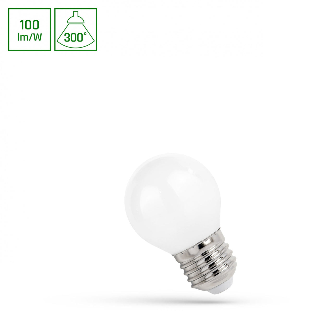 LED KULKA E-27 230V 4W COG WW WHITE SPECTRUM