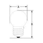 LED KULKA  E-27 230V 6W CW SPECTRUM +