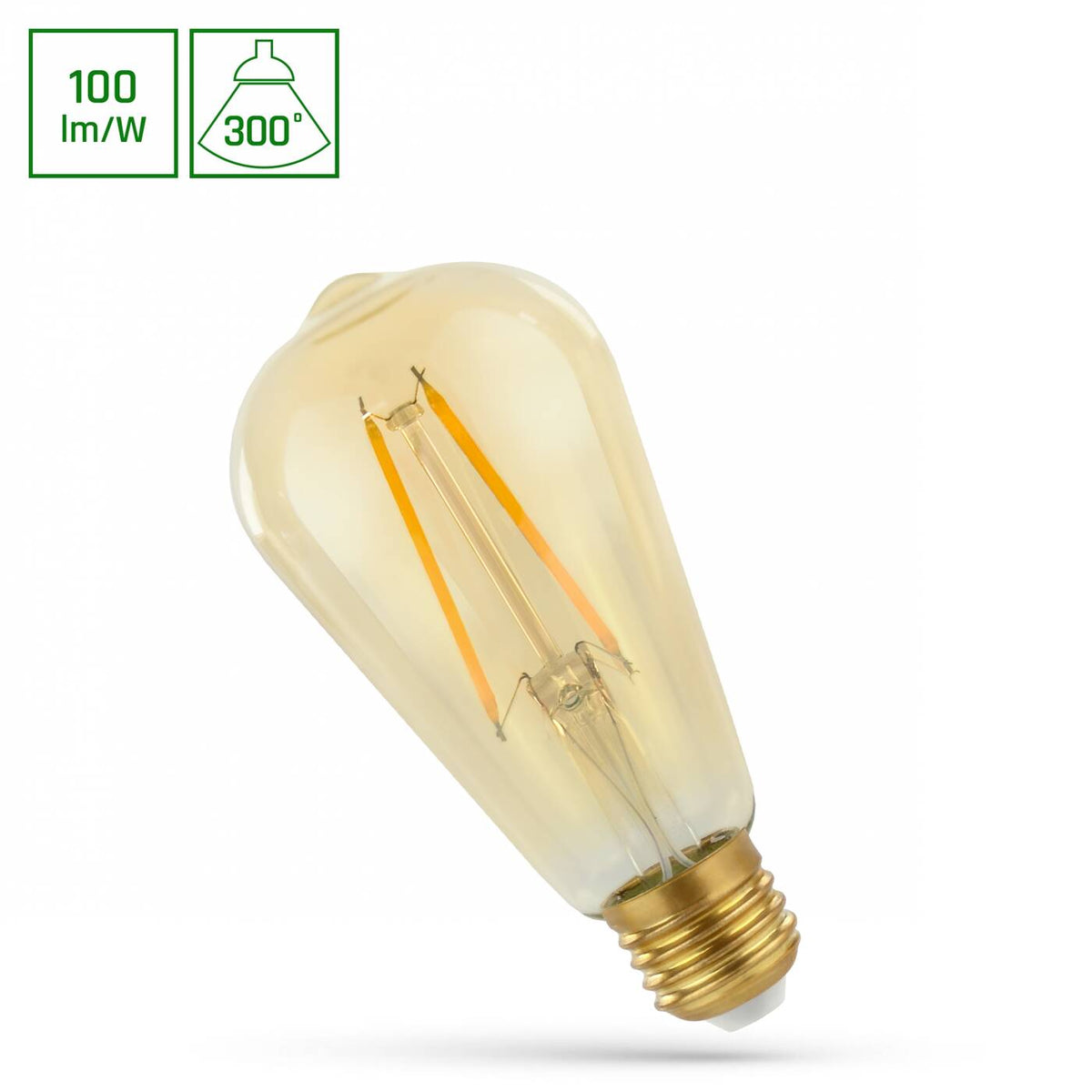 LED ST58 E-27 230V 5W COG WW RETROSHINE SPECTRUM