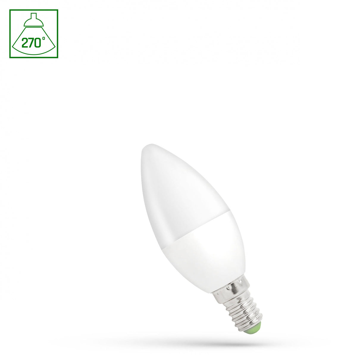 LED ŚWIECOWA E-14 230V 1W WW SPECTRUM