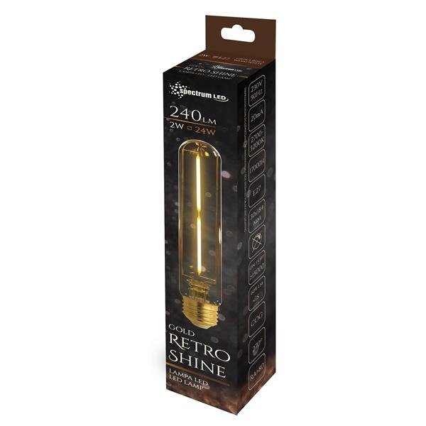 LED T30 E-27 230V 2W COG WW RETROSHINE SPECTRUM