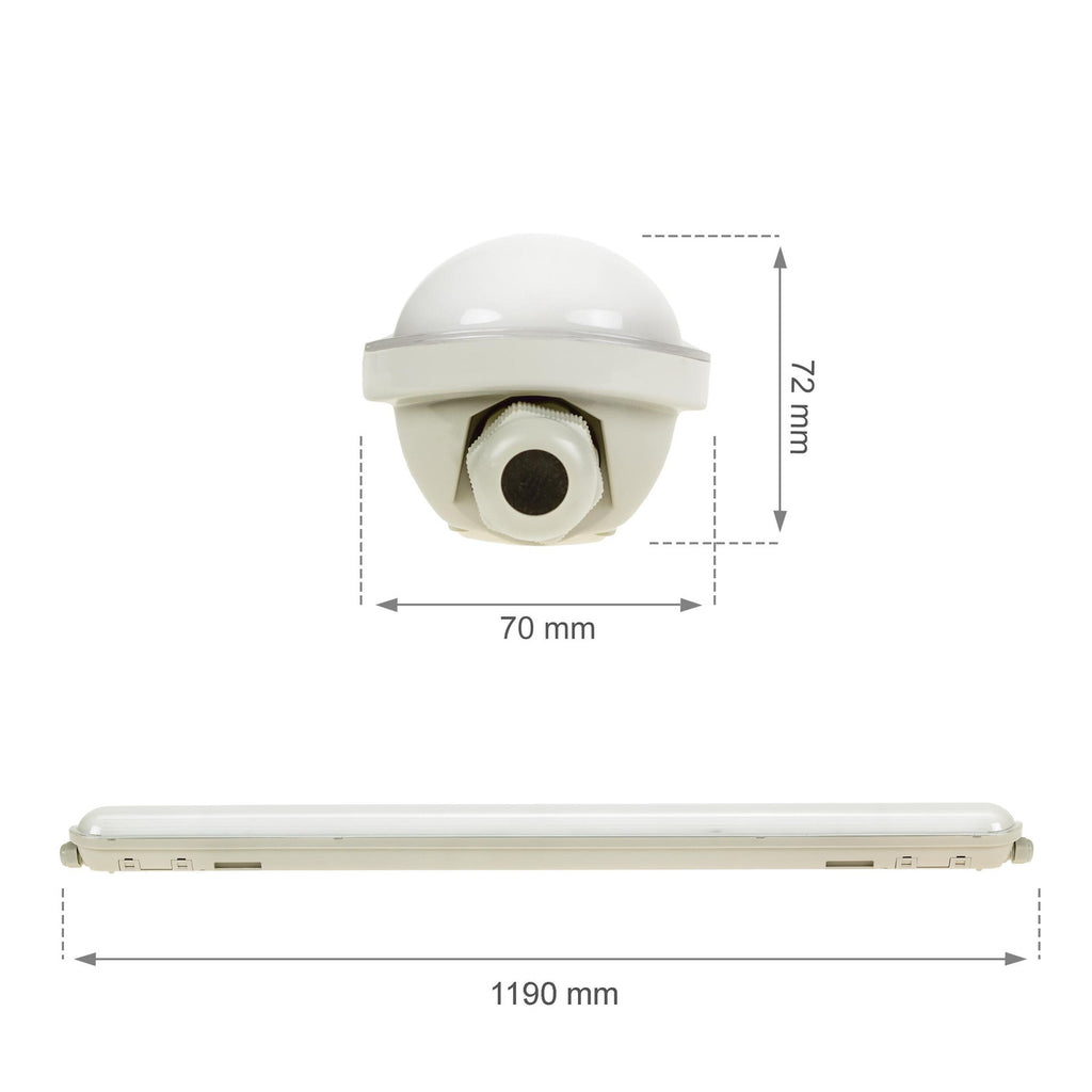 LIMEA GIGANT LED 38W 230V 120CM IP65 NW IK09