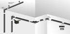 Łącznik zewnętrzny do systemu szynowego MAGNETIC, LIGHT PRESTIGE - czarny