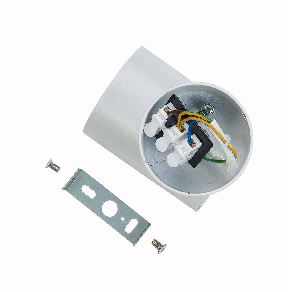 Lamp ścienna/sufitowa SNOW, biała, 1x50W GU10