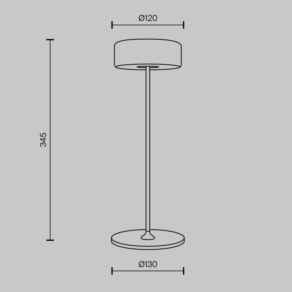 Lampa bateryjna Maytoni AI Collaboration IP20 x MOD229TL-L3B3K2 | Czarny