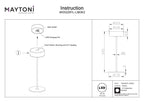 Lampa bateryjna Maytoni AI Collaboration IP20 x MOD229TL-L3B3K2 | Czarny