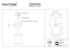 Lampa bateryjna Maytoni AI Collaboration IP20 x MOD229TL-L3G3K1 | Przezroczysty