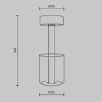 Lampa bateryjna Maytoni AI Collaboration IP20 x MOD229TL-L3W3K1 | Przezroczysty