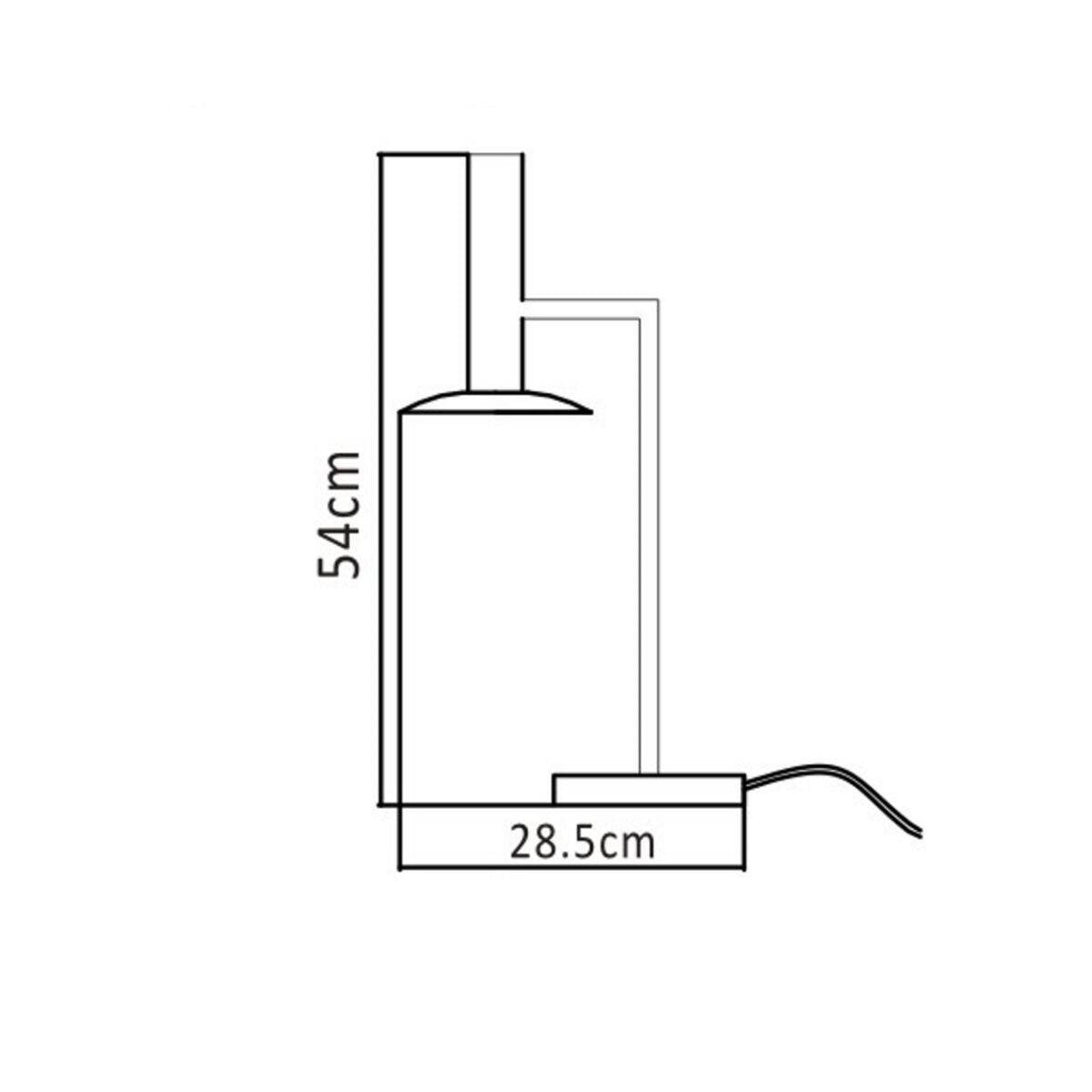 Lampa biurkowa HAT, biała, 1x3W LED, barwa ciepła 3000K