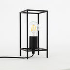 Lampa biurkowa LOFT Melando dł. 23cm E27 | czarny