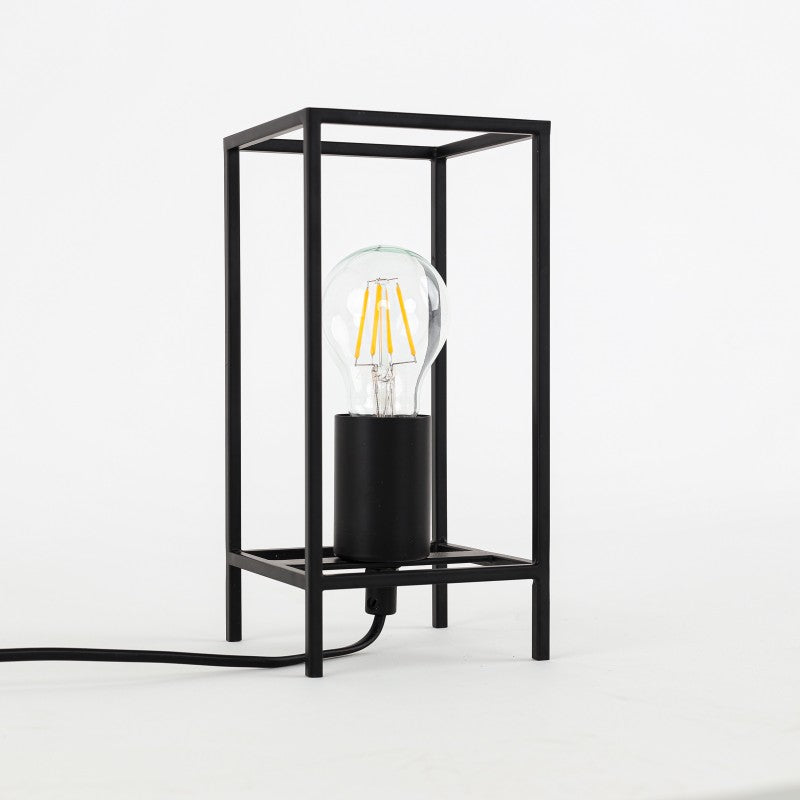 Lampa biurkowa LOFT Melando dł. 23cm E27 | czarny