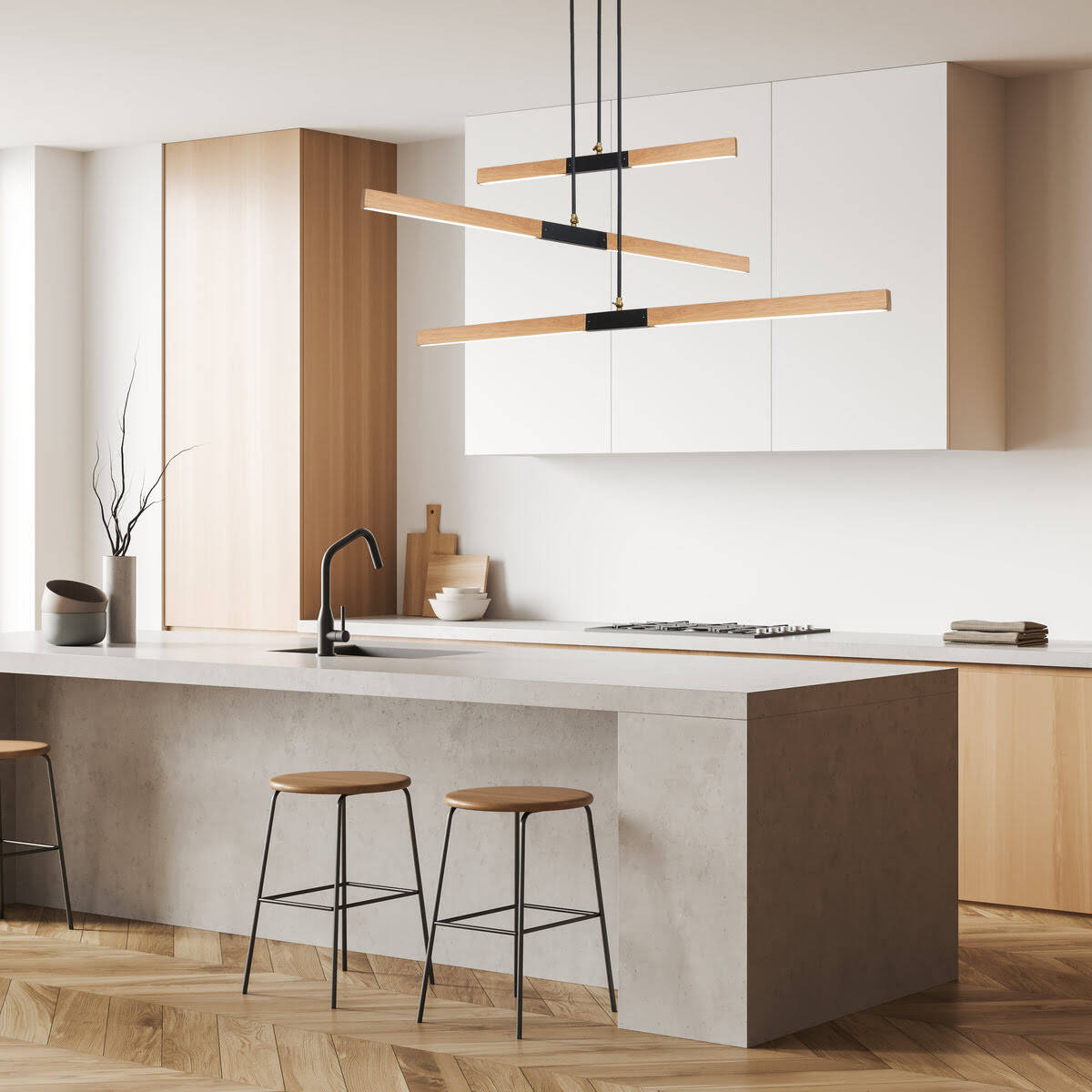 Lampa do salonu LED LUGANO III