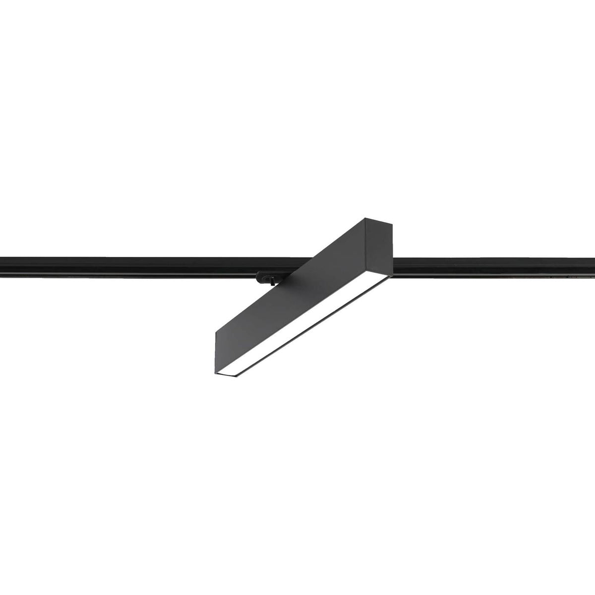 Lampa do szynoprzewodów jednofazowych MOON, czarna, 12W LED, barwa ciepła 3000K