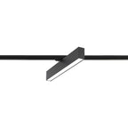 Lampa do szynoprzewodów jednofazowych MOON, czarna, 12W LED, barwa neutralna 4000K