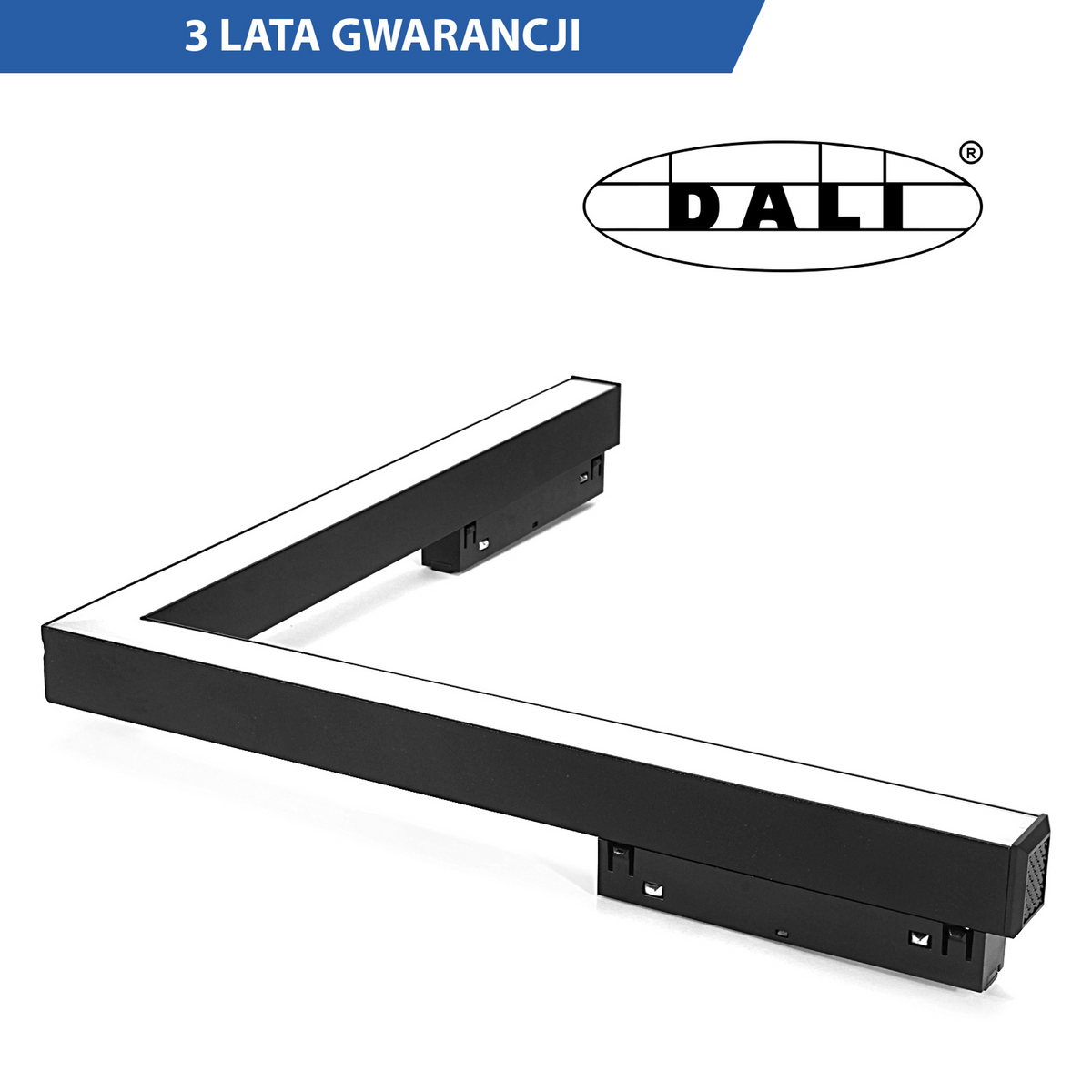 Lampa magnetyczna DDCX-B12 24W DALI CCT czarny | DML1517