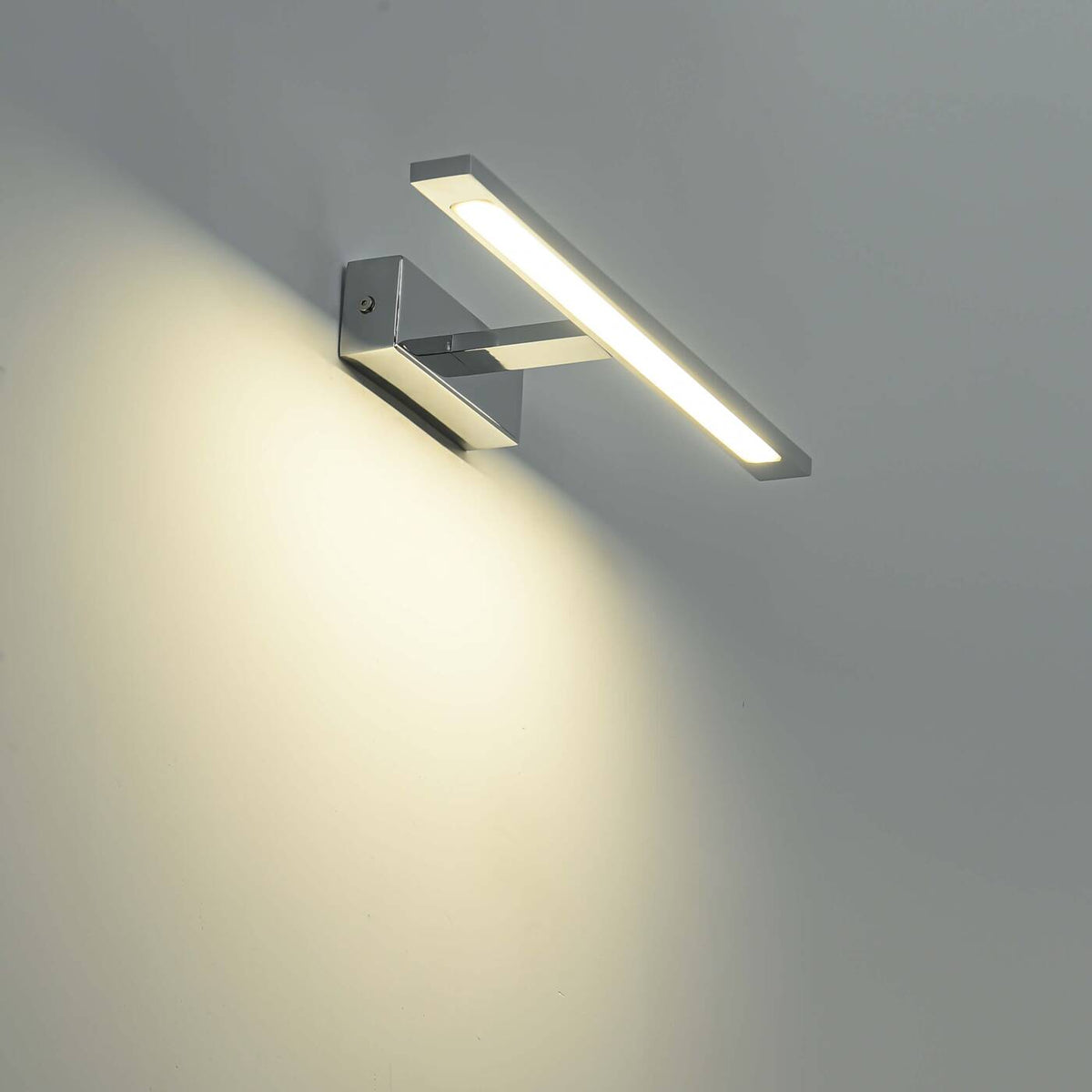 Lampa nad lustro lub obraz ISLA chrom 41cm