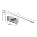 Lampa nad lustro lub obraz ISLA chrom 41cm