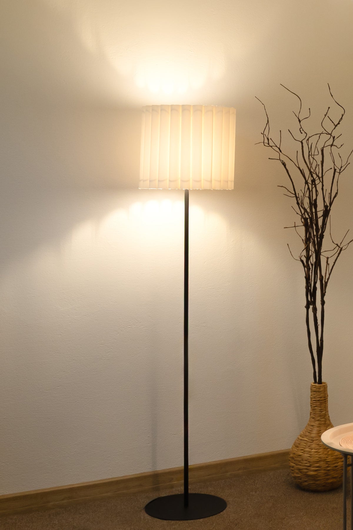 Lampa podłogowa DUOLLA ARIA FL 70743 Kremowy/n/a 1xE27 średn.35cm