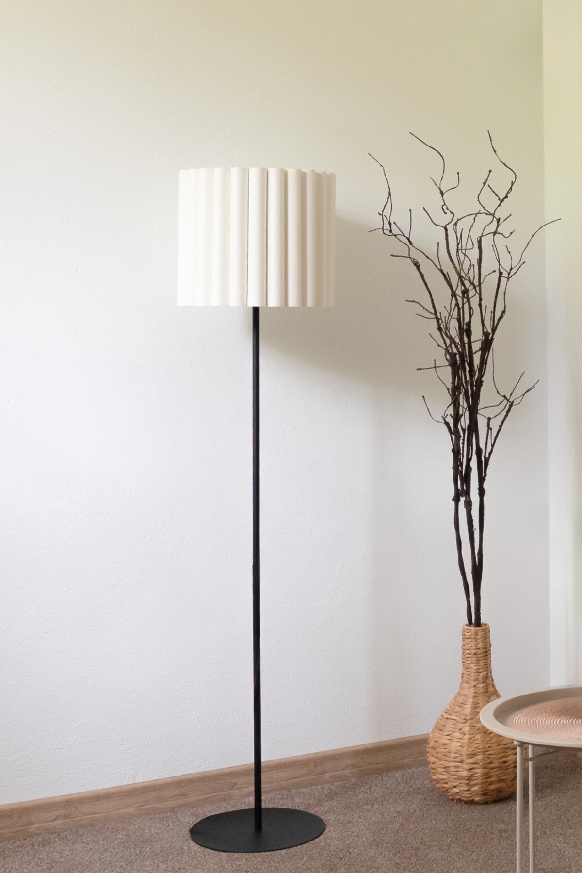 Lampa podłogowa DUOLLA ARIA FL 70743 Kremowy/n/a 1xE27 średn.35cm