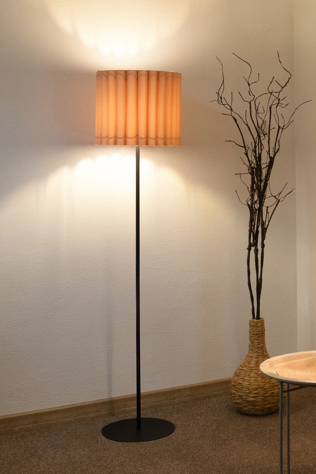 Lampa podłogowa DUOLLA ARIA FL 70835 Beżowy/n/a 1xE27 średn.35cm
