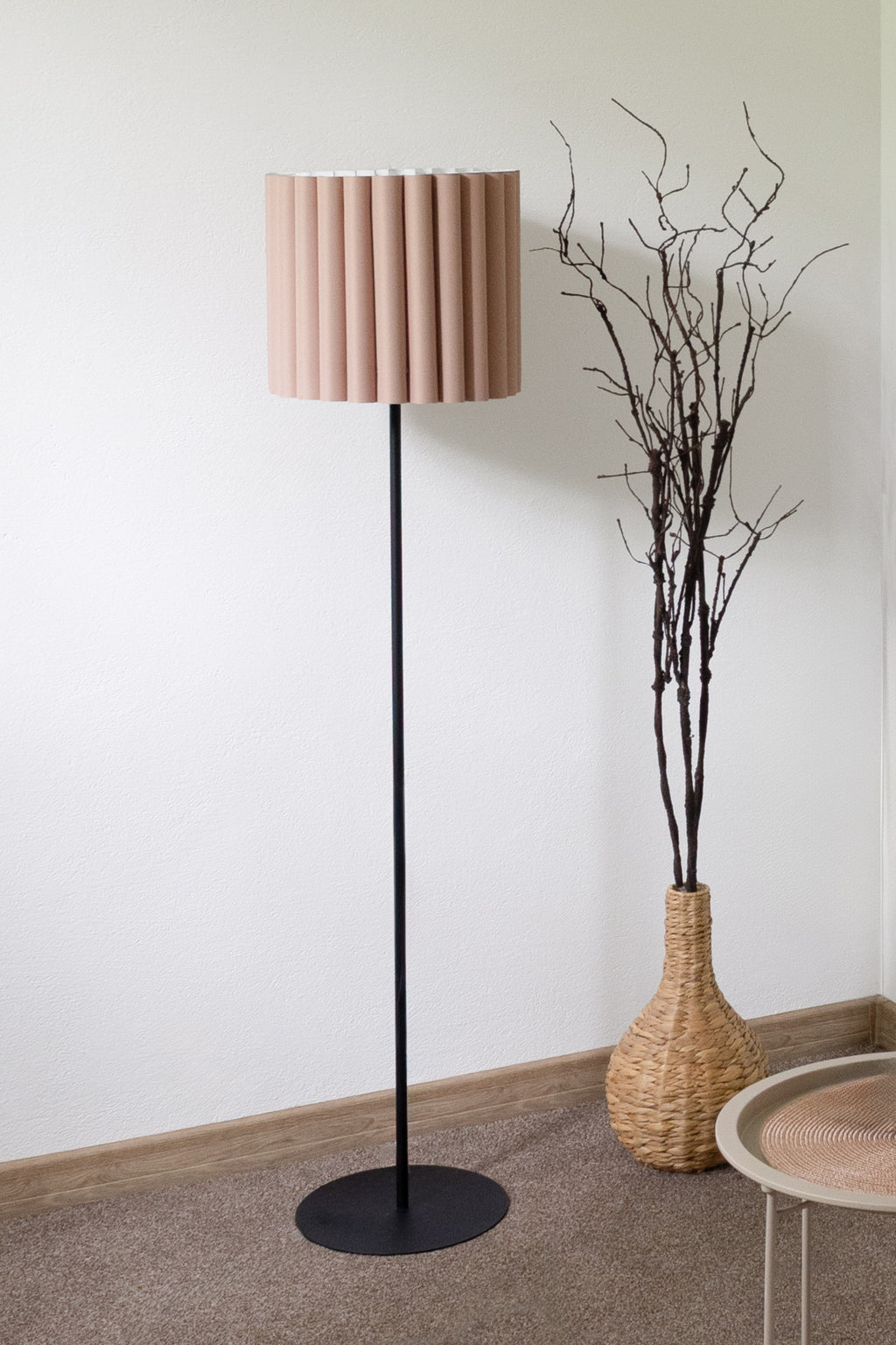 Lampa podłogowa DUOLLA ARIA FL 70835 Beżowy/n/a 1xE27 średn.35cm