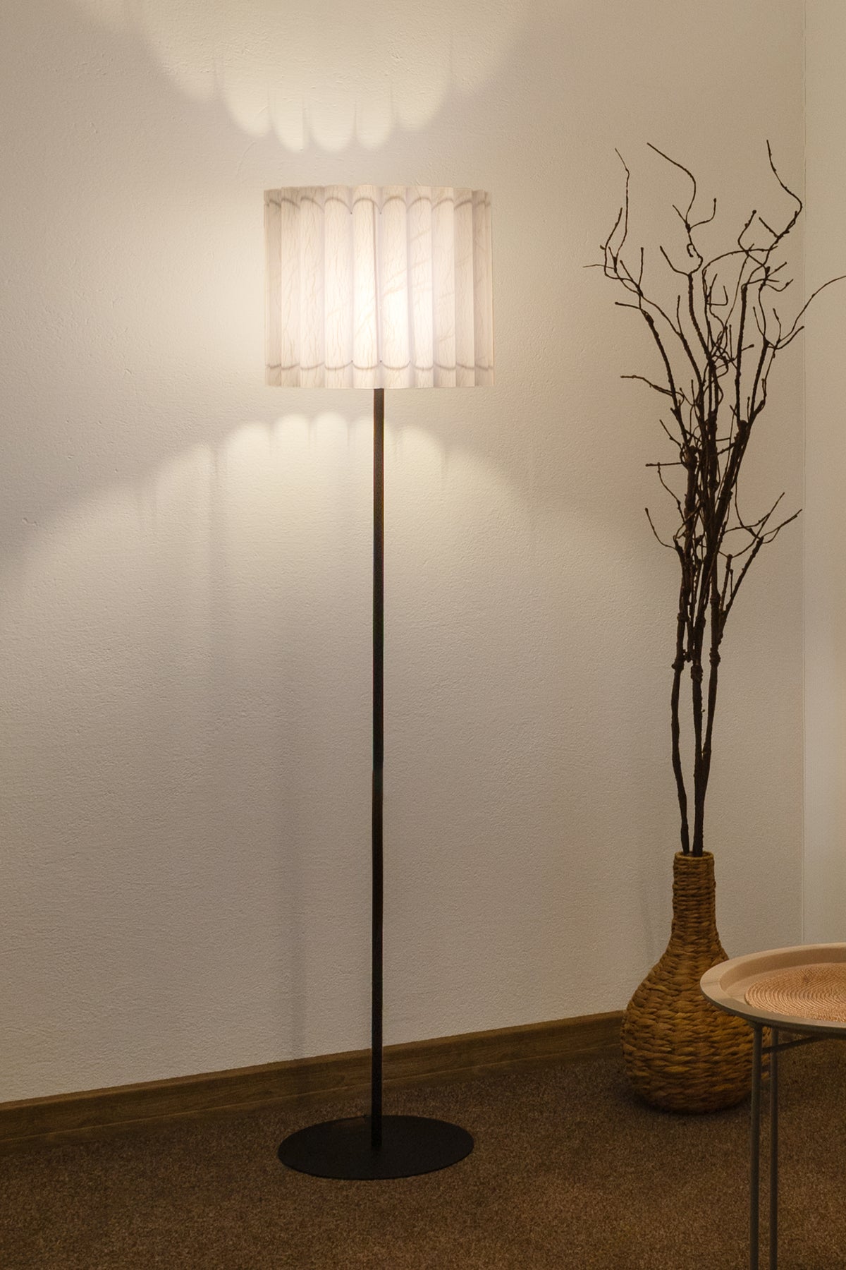 Lampa podłogowa DUOLLA ARIA FL 70965 Biały/n/a 1xE27 średn.35cm