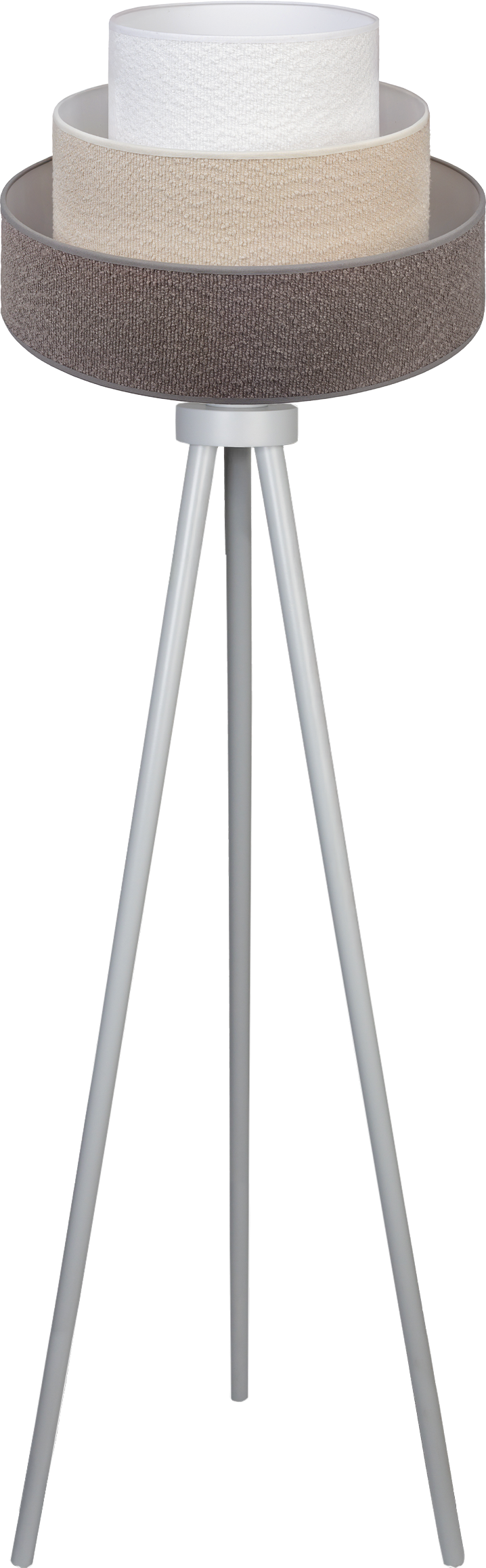 Lampa podłogowa DUOLLA LUNETA MIX 751197 szary/biały 1xE27 średn.45cm