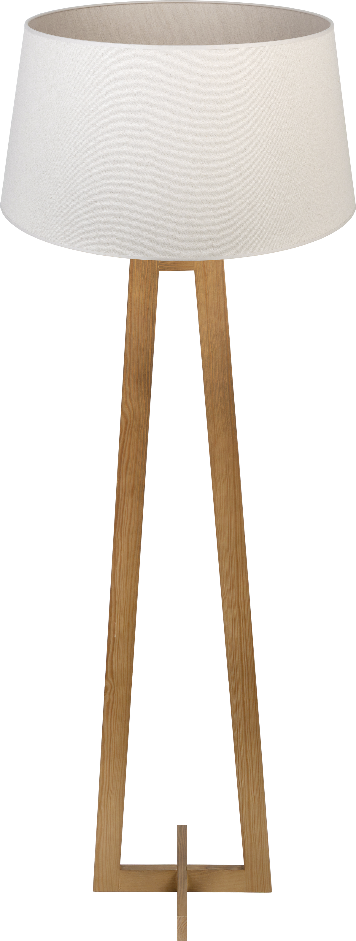 Lampa podłogowa DUOLLA WOODLAND 754648 Biały/naturalny 1xE27 średn.60cm