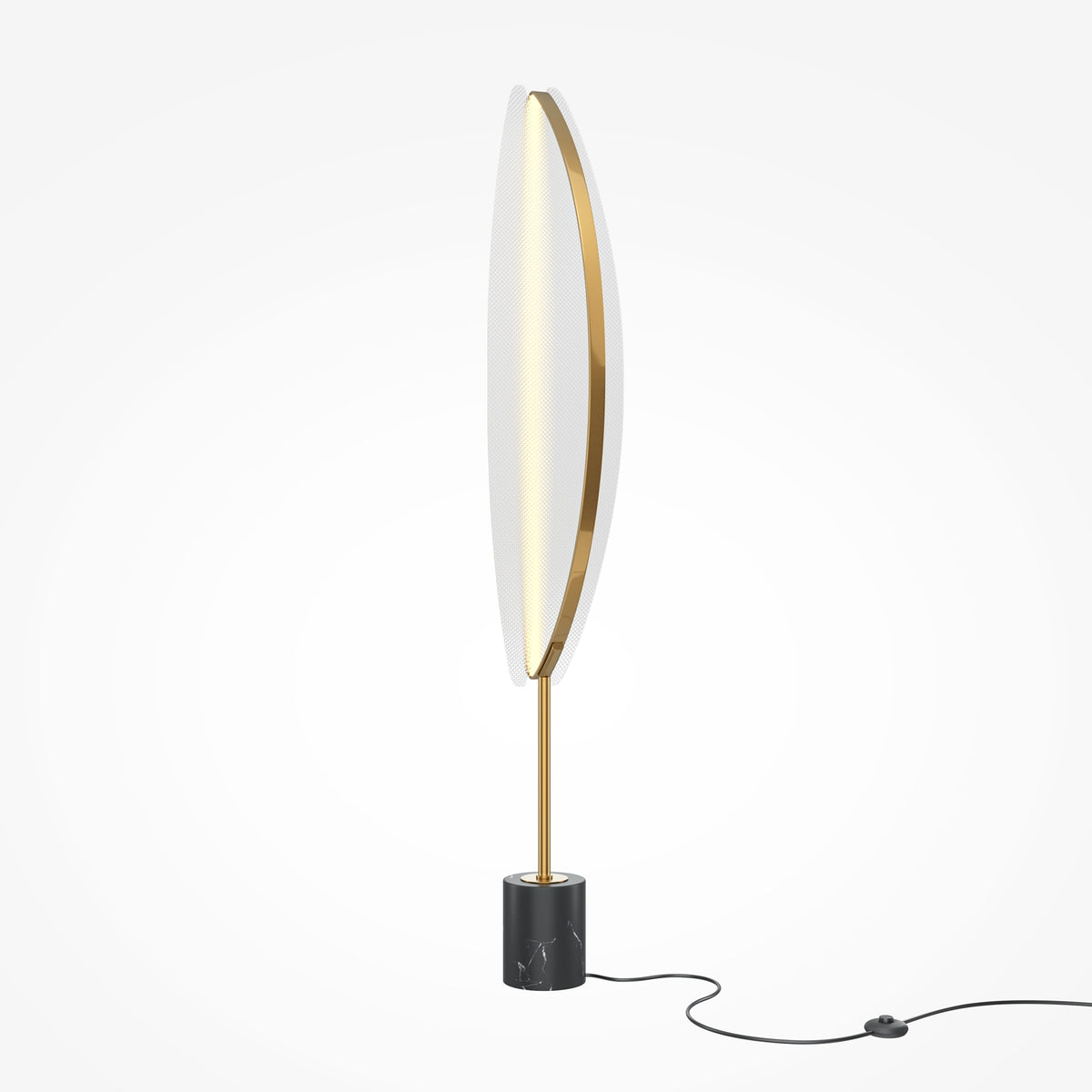 Lampa podłogowa Maytoni Breeze IP20 x MOD281FL-L33BS3K | Mosiądz
