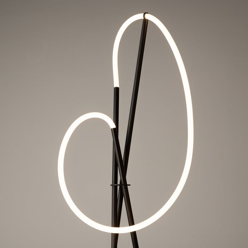 Lampa podłogowa Maytoni Crochet IP20 x MOD369FL-L36B3K | Czarny