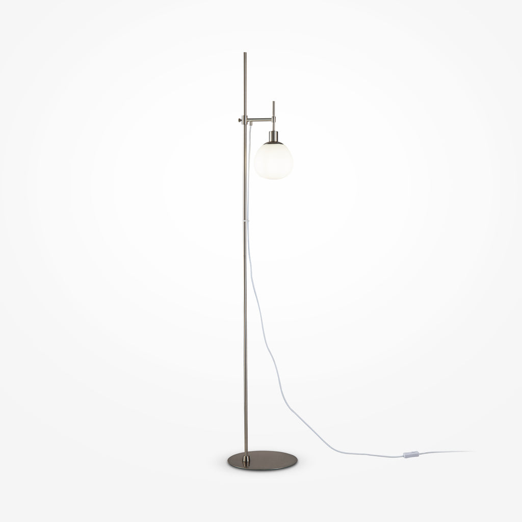 Lampa podłogowa Maytoni Erich IP20 1xE14 MOD221-FL-01-N | Nikiel