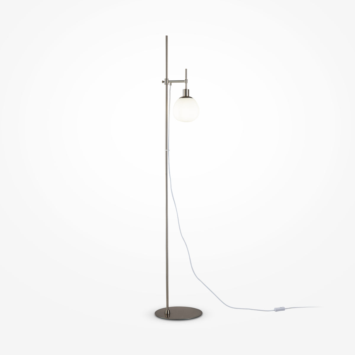 Lampa podłogowa Maytoni Erich IP20 1xE14 MOD221-FL-01-N | Nikiel