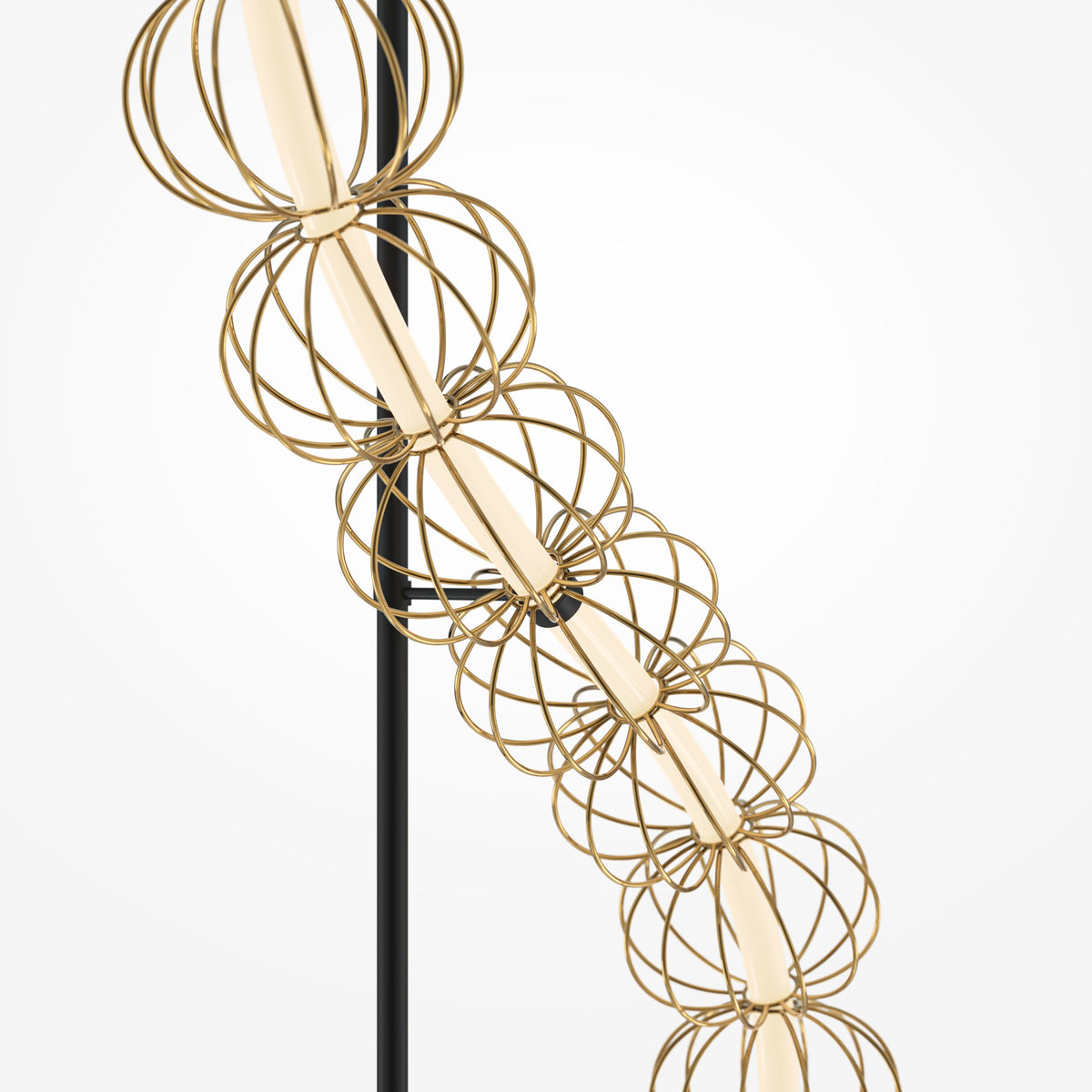 Lampa podłogowa Maytoni Golden Cage IP20 x MOD216FL-L38G3K | Złoto