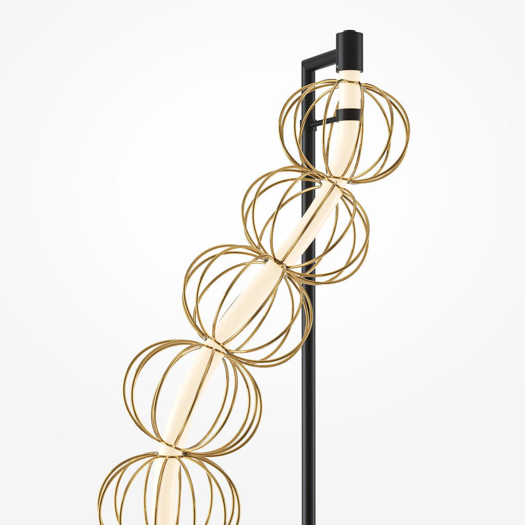 Lampa podłogowa Maytoni Golden Cage IP20 x MOD216FL-L38G3K | Złoto