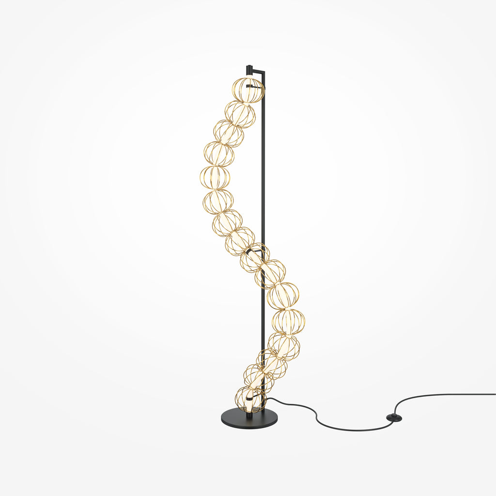 Lampa podłogowa Maytoni Golden Cage IP20 x MOD216FL-L38G3K | Złoto