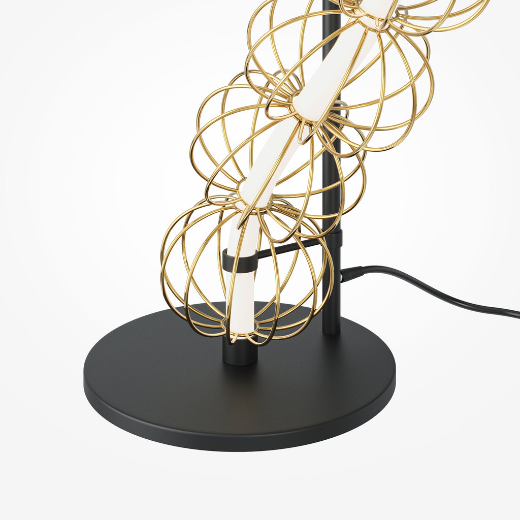 Lampa podłogowa Maytoni Golden Cage IP20 x MOD216FL-L38G3K | Złoto