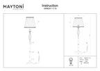 Lampa podłogowa Maytoni Grace IP20 1xE14 ARM247-11-G | Biały