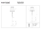 Lampa podłogowa Maytoni Grace IP20 1xE14 RC247-FL-01-R | Brązowy