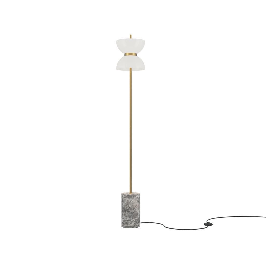 Lampa podłogowa Maytoni Kyoto IP20 x MOD178FL-L11G3K | Złoto i szarość