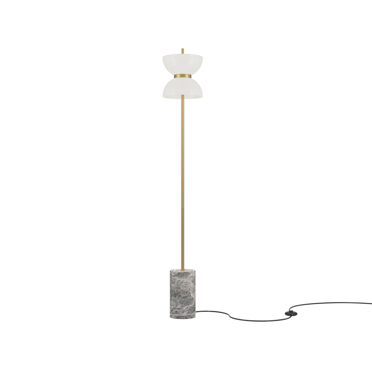 Lampa podłogowa Maytoni Kyoto IP20 x MOD178FL-L11G3K | Złoto i szarość