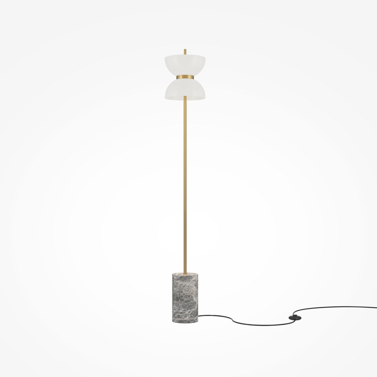 Lampa podłogowa Maytoni Kyoto IP20 x MOD178FL-L11G3K | Złoto i szarość