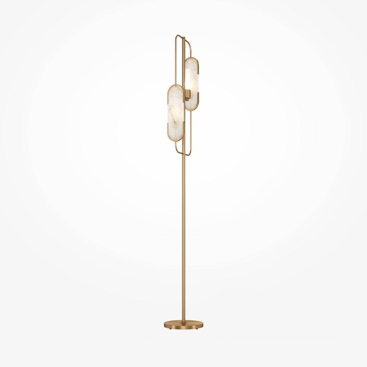 Lampa podłogowa Maytoni Marmo IP20 2xG9 MOD099FL-02G | Mosiądz