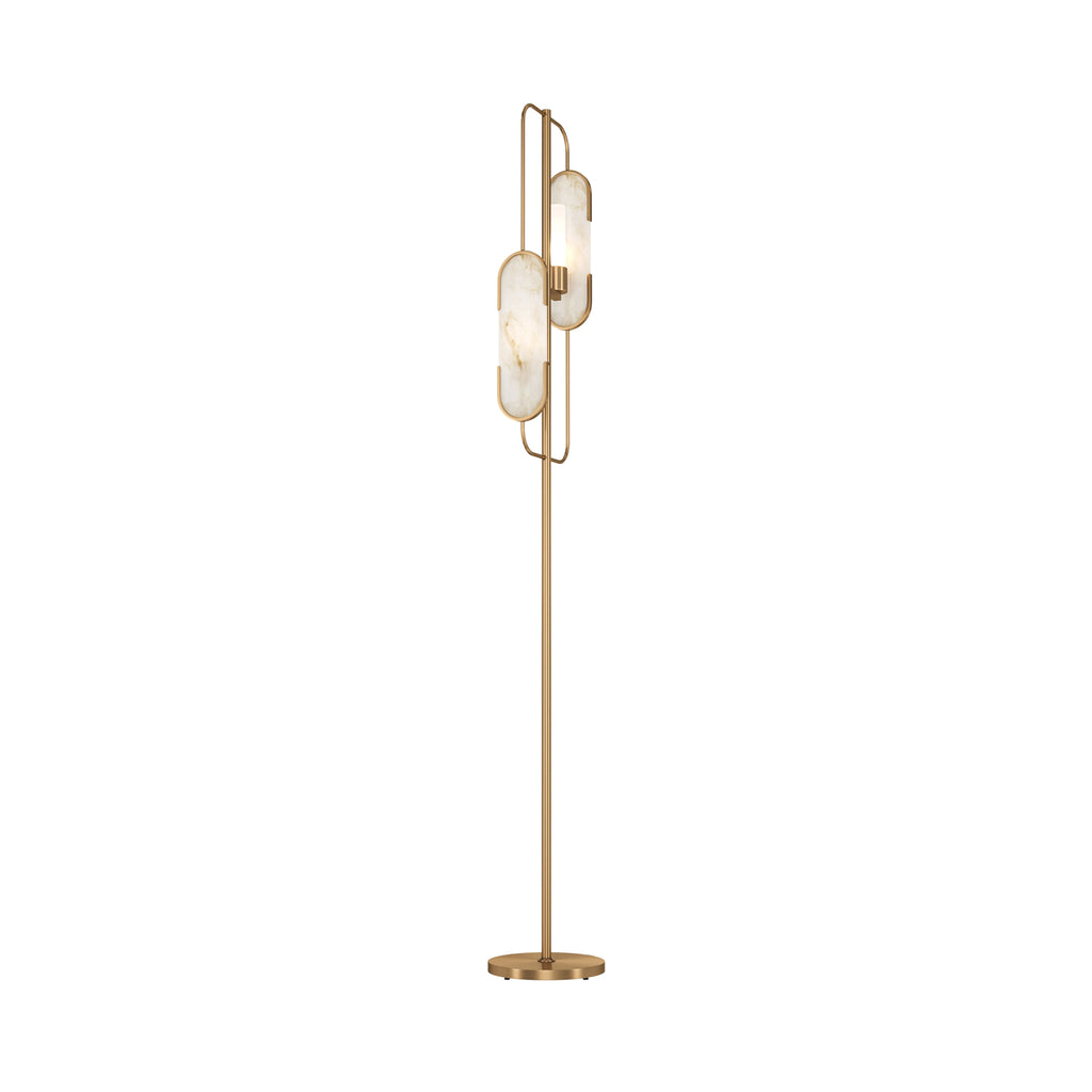 Lampa podłogowa Maytoni Marmo IP20 2xG9 MOD099FL-02G | Mosiądz