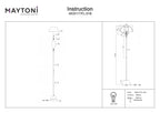 Lampa podłogowa Maytoni Memory IP20 1xE14 MOD177FL-01B | Czarny