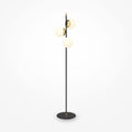 Lampa podłogowa Maytoni Nostalgia IP20 3xE14 MOD048FL-03G | Czarno-złoty
