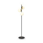 Lampa podłogowa Maytoni Nostalgia IP20 3xE14 MOD048FL-03G | Czarno-złoty