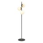 Lampa podłogowa Maytoni Nostalgia IP20 3xE14 MOD048FL-03G | Czarno-złoty
